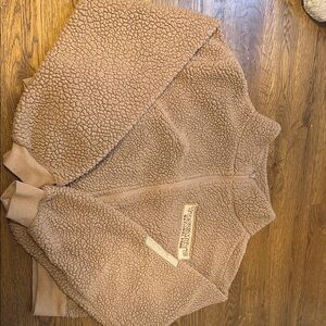 Cozy Tan Sherpa Jacket